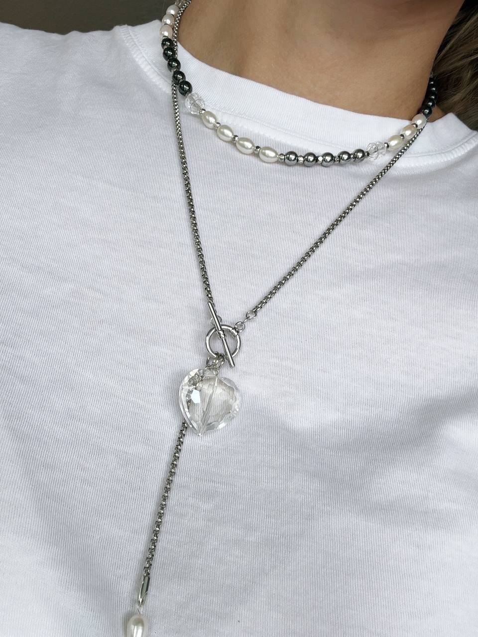 GLASS HEART necklace