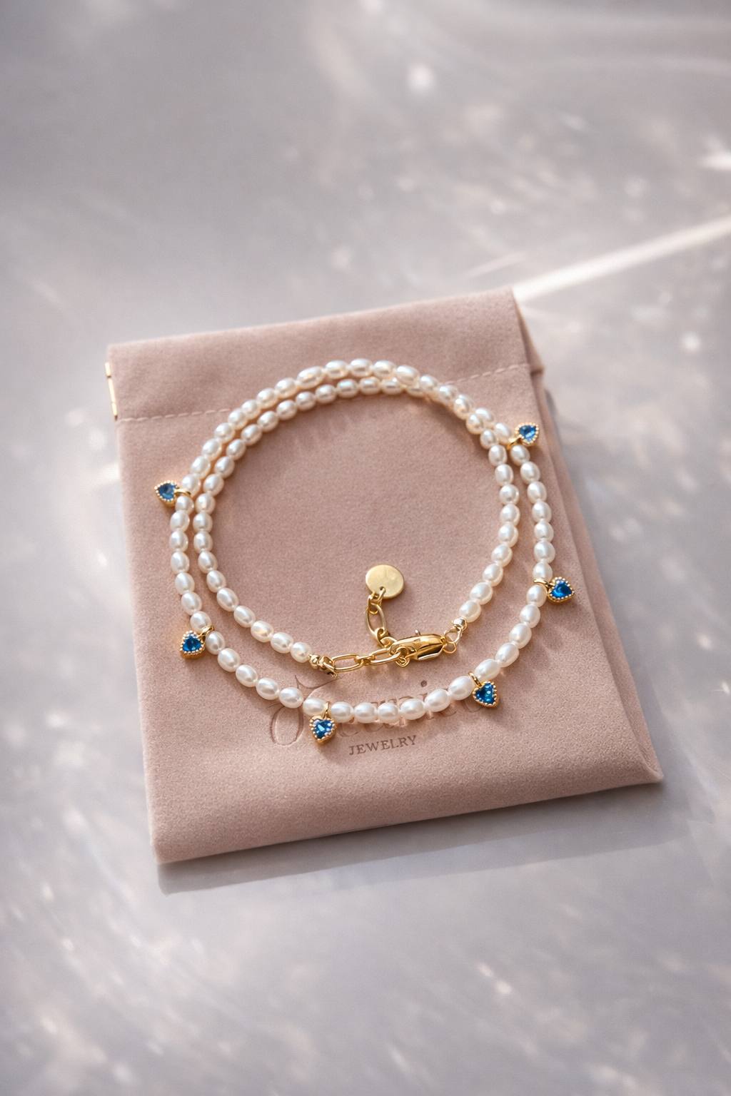 PEARL HEART MINI necklace